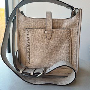 Rebecca Minkoff Leather White Satchel with Silver Hardware